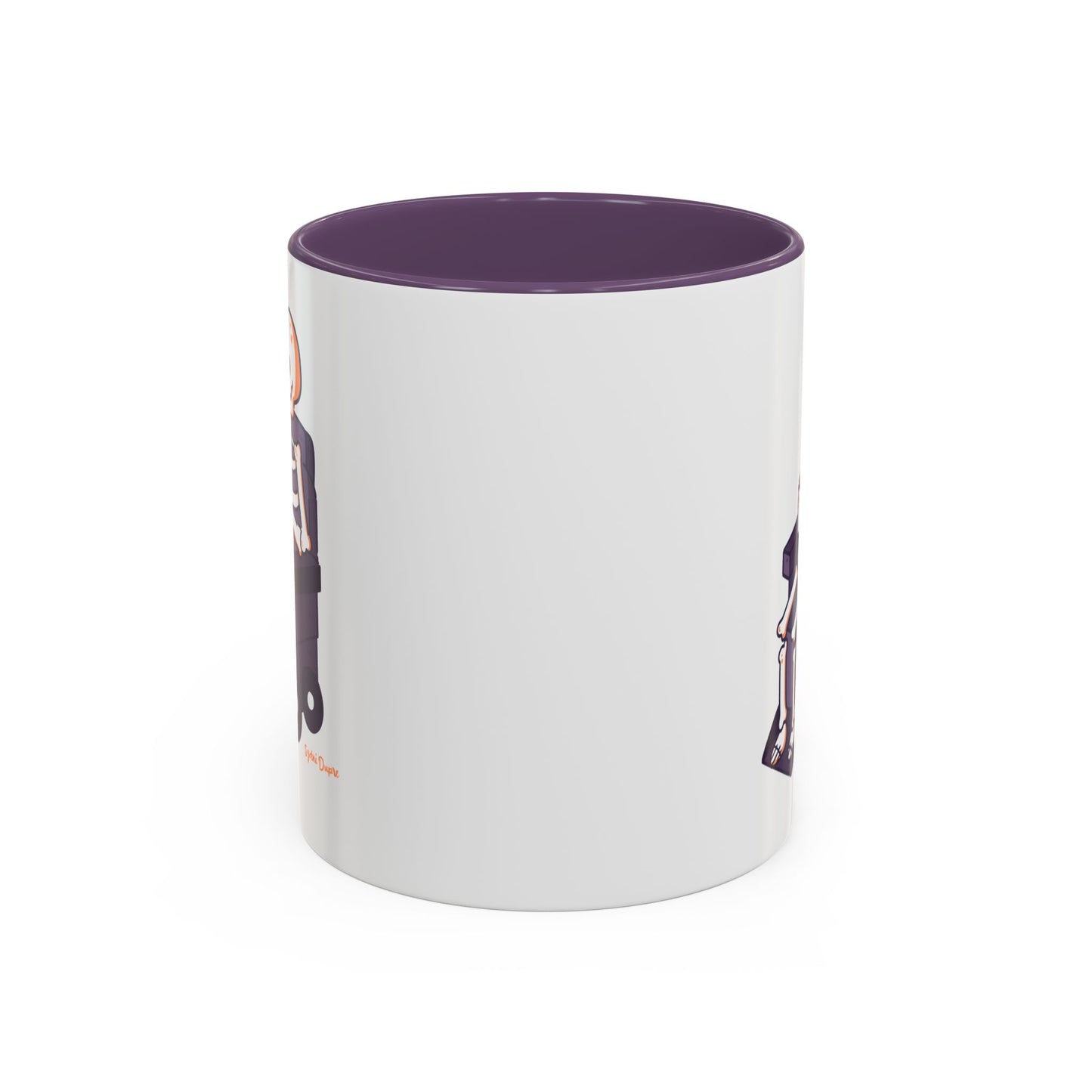Wheelie Skeleton Coffee Mug