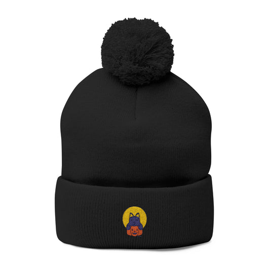 Frenchie Pumpkin Beanie