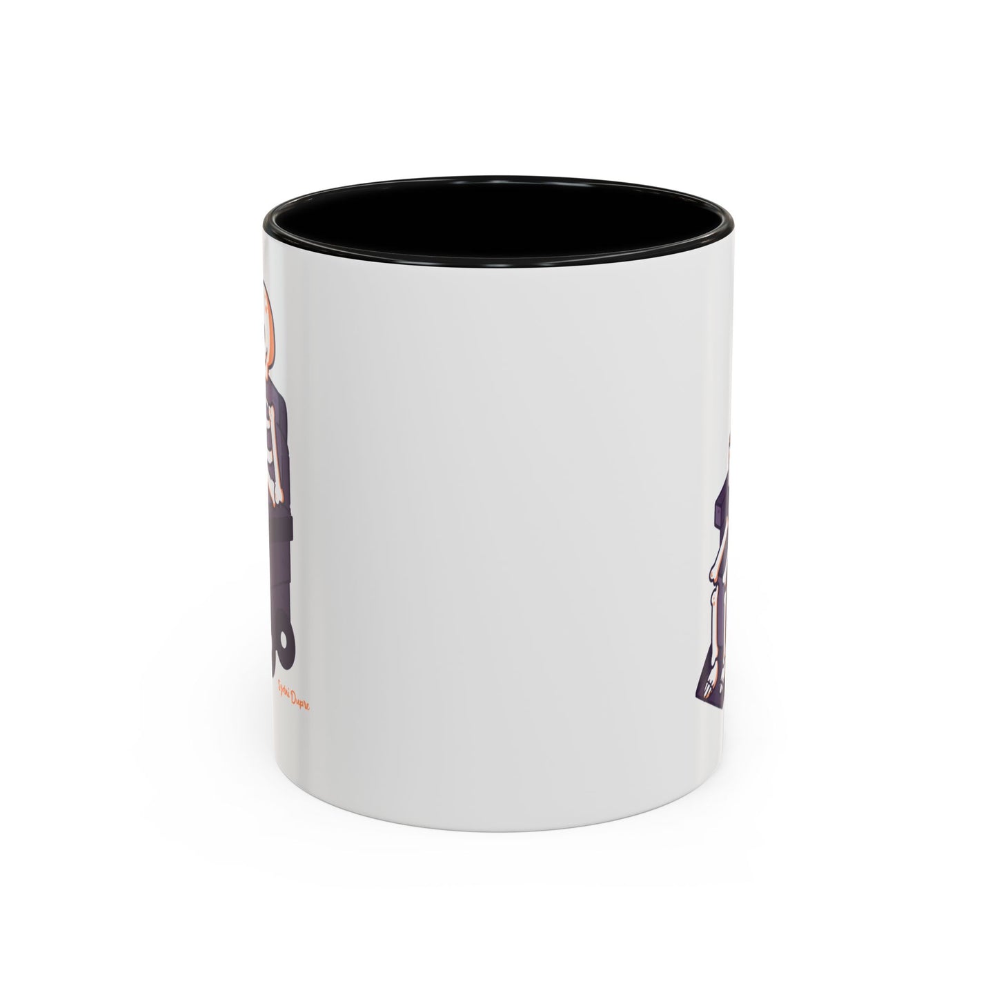 Wheelie Skeleton Coffee Mug